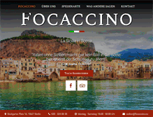 Tablet Screenshot of focaccino.eu